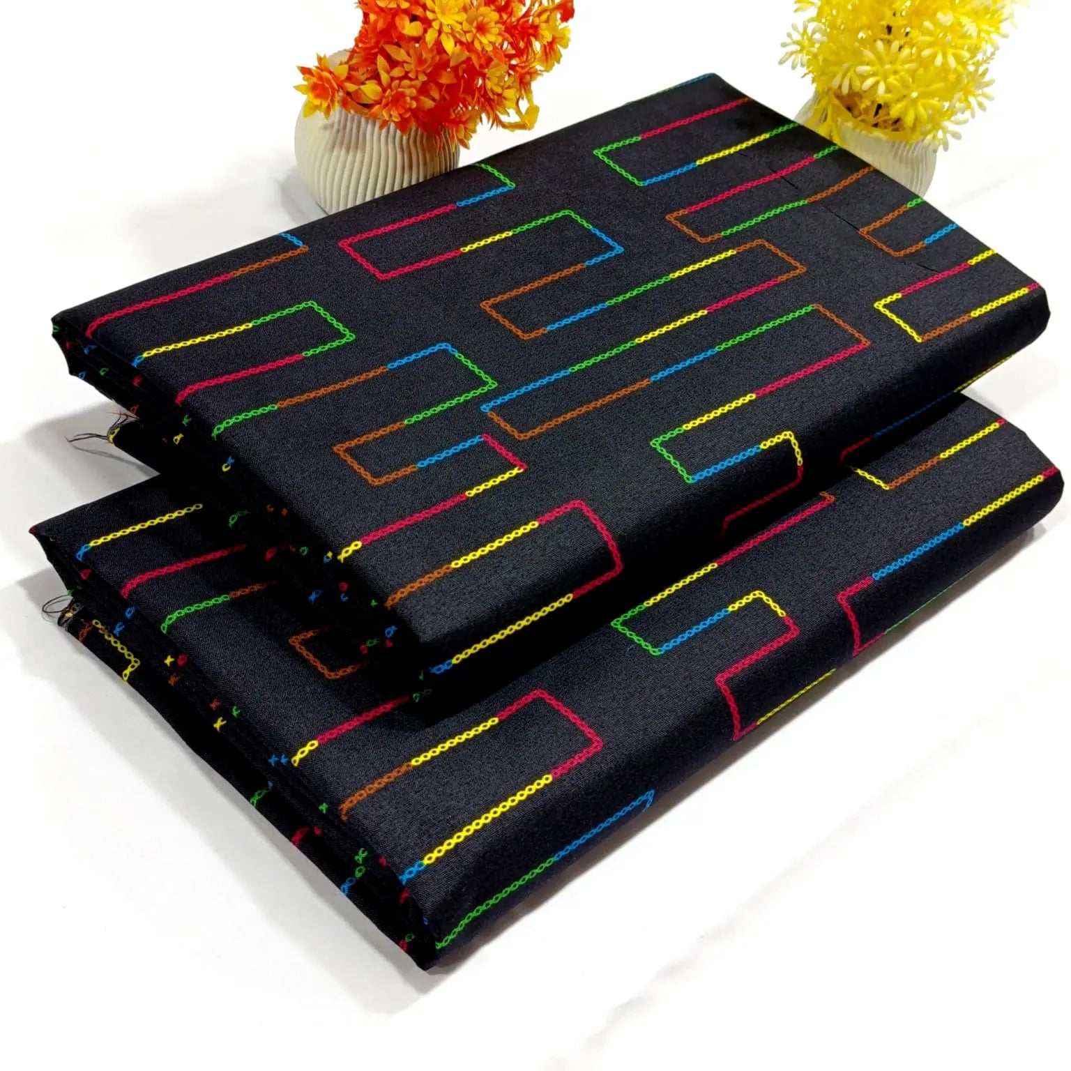 2 Piece Digital Printed Suit for Women – Micro Polo Cotton Shirt & Trouser Brands Squad