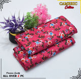 2 Piece Digital Printed Suit for Women – Micro Polo Cotton Shirt & Trouser Brands Squad