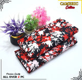 2 Piece Digital Printed Suit for Women – Micro Polo Cotton Shirt & Trouser Brands Squad