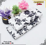 2 Piece Digital Printed Suit for Women – Micro Polo Cotton Shirt & Trouser Brands Squad