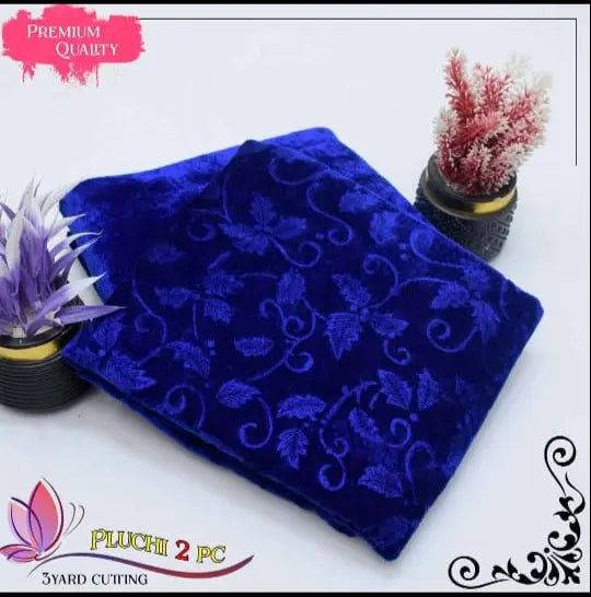 2 Piece Winter Suit for Women – Palachi Velvet Shirt & Trouser Brands Squad