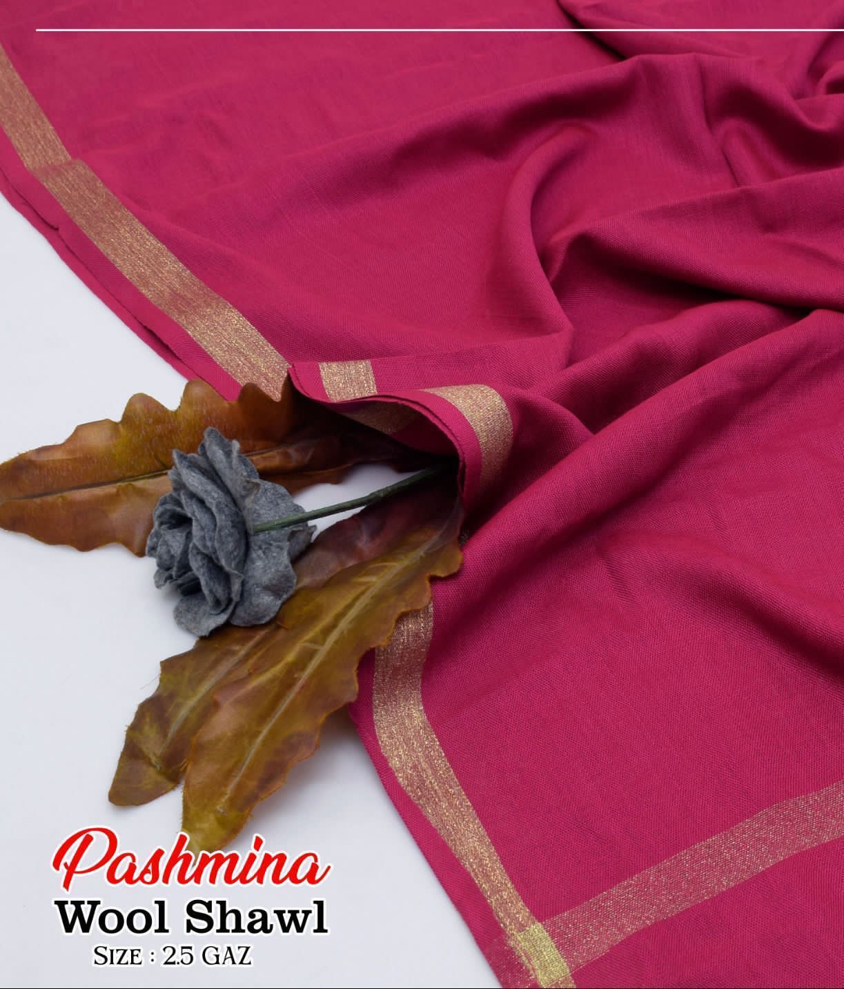 Lightweight Pashmina Wool Shawl for Women – Winter Collection Brands Squad