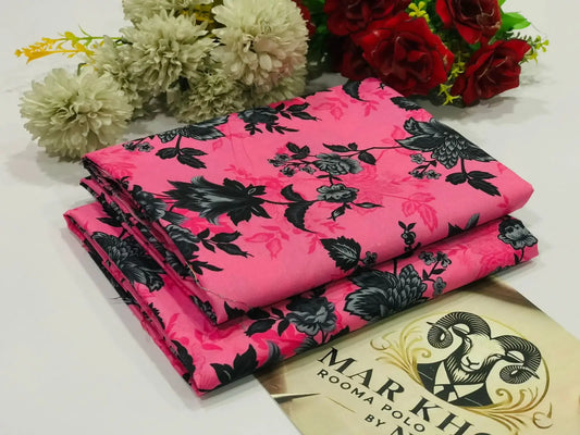 2 Piece Digital Printed Suit for Women – Micro Polo Cotton Shirt & Trouser Brands Squad
