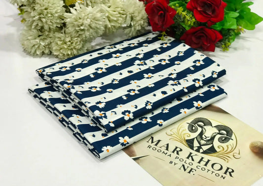 2 Piece Digital Printed Suit for Women – Micro Polo Cotton Shirt & Trouser Brands Squad