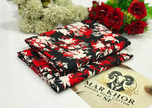 2 Piece Digital Printed Suit for Women – Micro Polo Cotton Shirt & Trouser Brands Squad