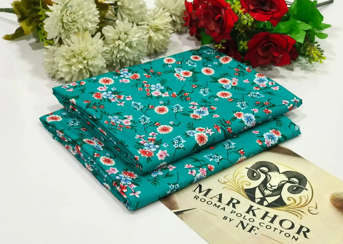 2 Piece Digital Printed Suit for Women – Micro Polo Cotton Shirt & Trouser Brands Squad