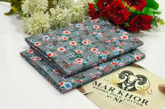 2 Piece Digital Printed Suit for Women – Micro Polo Cotton Shirt & Trouser Brands Squad