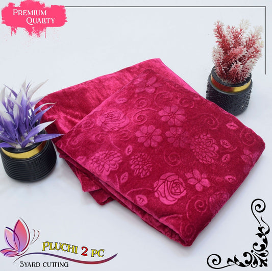 2 Piece Winter Suit for Women – Palachi Velvet Shirt & Trouser Brands Squad