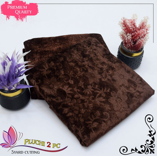 2 Piece Winter Suit for Women – Palachi Velvet Shirt & Trouser Brands Squad