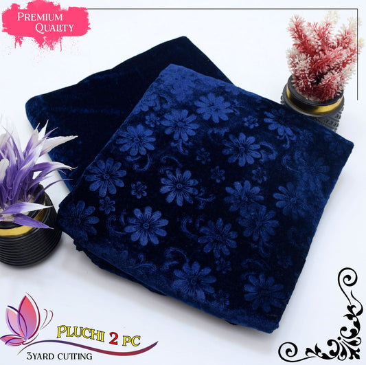 2 Piece Winter Suit for Women – Palachi Velvet Shirt & Trouser Brands Squad