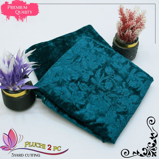 2 Piece Winter Suit for Women – Palachi Velvet Shirt & Trouser Brands Squad